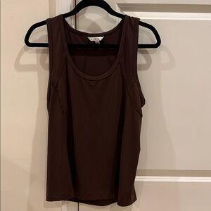 CAbi Chocolate Brown Sleeveless Tank Top!